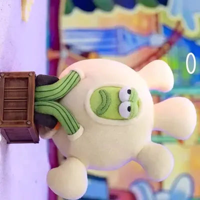 POP MART Bikini Bottom Buddies 2 Series Weird Plush Toys Trendy Blind Random Box Toys Mystery Box Guess Bag Action Figure Gift
