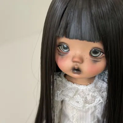 gaoshun 1/6 dada with Creepy Cute Gothic faceup for Dark Aesthetic Lovers Doll Collectible Gift niche special present
