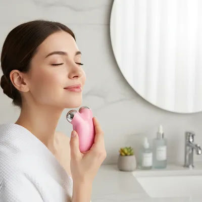 Mini Microcurrent Face Lift Machine Facial Massager with USB Cable for Wrinkle Reduction Skin Tightening Anti-Aging Facial Care