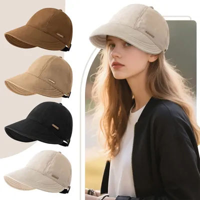 Chapeau de pêcheur d'été à large bord pour femmes, pare-soleil, casquette de pêcheur réglable pour Sports de plein air, seau, casquette de Baseball