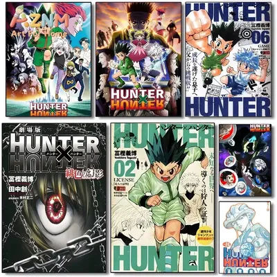 1pc Hot Japan Anime Hunter X Hunter poster art HD canvas advanced aesthetic Printing Paper Wall Art for Living Room Home Decor