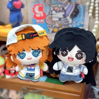 10CM Game Identity V E-Sports Cheerleader Plushie Toys Stuffed Doll Antiquarian Qi Shiyi Plush Pendant Keychain Doll Gifts