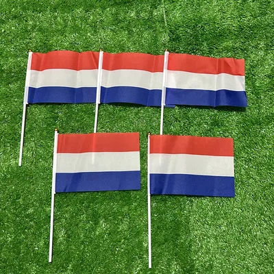 SKY FLAG Netherlands hand flag 10/20/50/100pcs 14 * 21cm netherlands hand flag netherlands Hand Waving National Flag