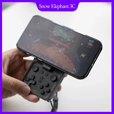 Abxylute M4 Magnetic Phone Grip Mobile Gaming Controller Supports Android iOS Streaming Emulators Bluetooth Detachable Mount