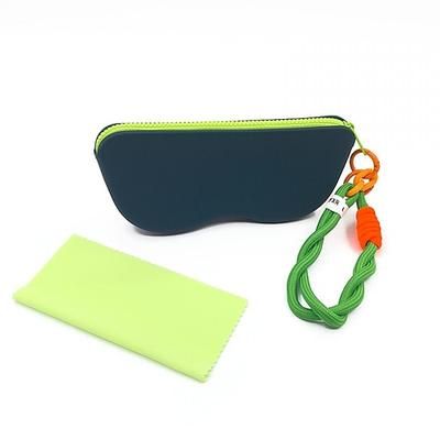 Custodia portatile in silicone per occhiali da vista, custodia protettiva per occhiali da sole, borsa impermeabile per riporre gli occhiali, portamonete rigido per donne e ragazze, porta occhiali da