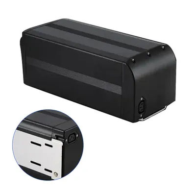Rear Rack Battery Case 130 pcs 21700 Cells EBike Battery Box 36V 48V 52V 60V 72V Ebike Downtube Case