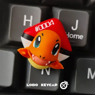 Pokemon Series Bulbasaur Squirtle Pikachu Keycap Charmander Mechanical Keyboard Esc Keycap Decoration Figures Accessories Gift