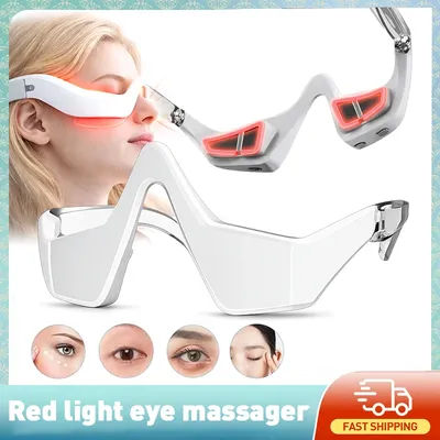 EMS Eye Beauty Device 650nm Red Light Eye Massage Device Microcurrent Massage Relieve Eye Fatigue Beauty Care Device