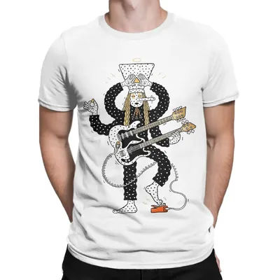 Guitarist Angine de Poitrine Band T Shirt for Men Women Pure Cotton Funny T-Shirt Tees Short Sleeve Tops Birthday Gift