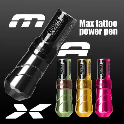 YILONG MAX 3.5MM StrokeTattoo Machine Cartridge Pen 2400mAh Large Capacity Battery Coreless Motor Pen Machine For Tattoo Artists