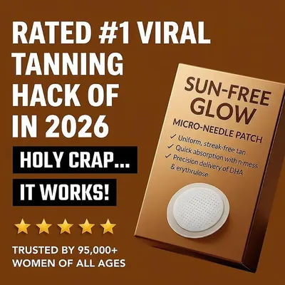 10pcs Sun Free Glow Patches Natural Tanning Patches Advanced Sun Free Glow Microdarts Patch for Women & Men for All Skin Types