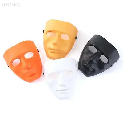 【De】Black White Full Face Street Dance Mask&Women's Sexy Plume Rhinestone Mask-Lace Flower Half Face forCosplay Party Prom