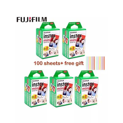 10-100 sheets Fuji Fujifilm instax mini 11 9 8 white Edge films for instax Instant Camera mini 8 9 7s Photo paper