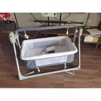 7-in-1 Auto Rocker Basket: Music, Timer, Mesh & Portable Newborn Lounger