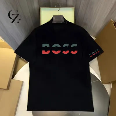 T-shirt de marque haut de gamme imprimé lettres pour l'été 2026, haut décontracté en coton oversize de luxe pour hommes et femmes