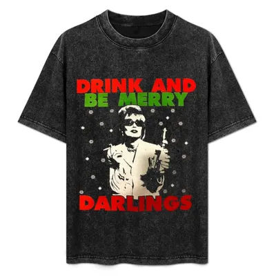 T-shirt ABSOLUTELY FABULOUS DARLING, haut décontracté à manches courtes pour les vacances
