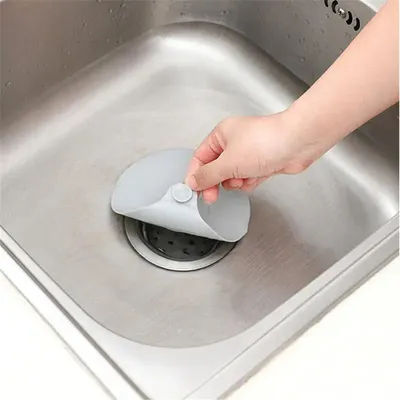 Pack Bathtub Drain Stopper Silicone Bath Tub Drain Plug Cover WaterdropDesign To Prevent Odor And Backflow​