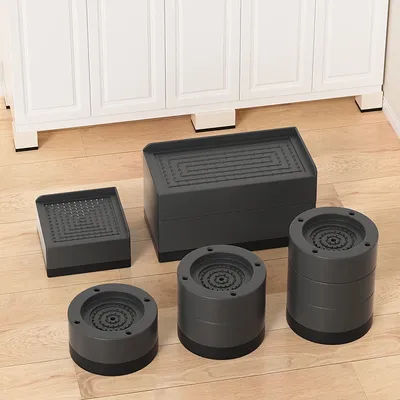 Protect & Elevate Your Furniture | Round Anti-Slip Risers are Quiet, Moisture-Proof for Sofas, Beds & Tables