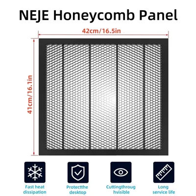 NEJE Laser Honeycomb Table 420×410mm Work Bed CO₂ Diode Laser Flexible Honeycomb Work Plate New CNC Laser Honeycomb Panel