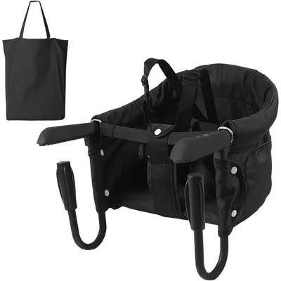 Foldable Hook on Chair for infants Portable Baby Feeding Seat Clip on High Chair High Load Baby Booster Seat Attach To Table