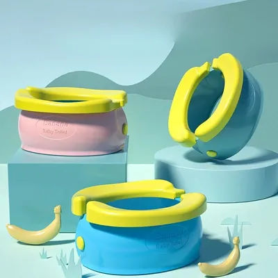 Folding Traveling Outdoor Baby Toilet Pot Potty Urinal Children Baby Pot Child Toilet Portable Potty Child Potty Training Seat