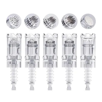 30PCS DermaTool Bayonet Needles Cartridge for Dr Pen A10 12 Pin/24 Pin/36 Pin/42 Micro Skin 0.25mm Needle Replacement Head