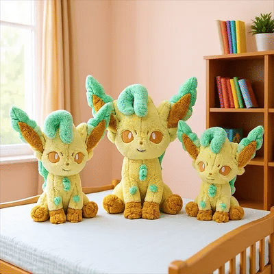 Pokemon Leafeon Plush Toys 40-80cm Kawaii Pillow Cartoon Stuffed Christmas Gifts for Childrens Pokémon Anime Plushie Dolls Eevee