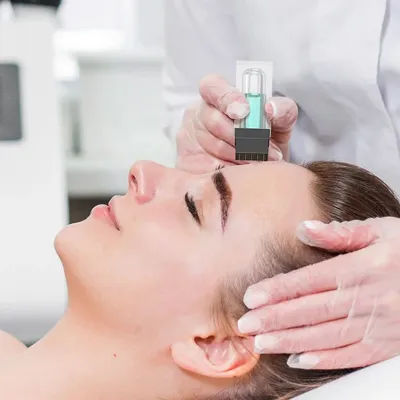 New 25Needle HN25 Derma Stamp 25Pins Titanium Micro Needle with 5ml Ampoules Applicator Skin care tool