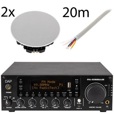 DAP-Audio 530-DAB Shop Set 2x Ceil 8 Wh