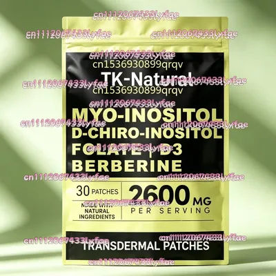 30 Patches Womens Inositol Complex Transdermal Patches with Folate for Hormone & Feminine Wellness Support