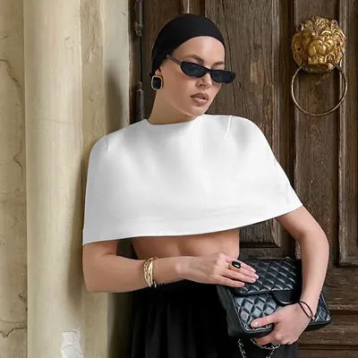 Débardeurs d'été tendance pour femmes, châle cardigan, haut court pour le quotidien, vêtements féminins élégants, gilets unis Y2K