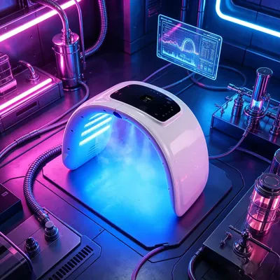7‑Color LED Photon Machine W/ Nano Spray, Facial & Body SPA Mask, Home & Salon Use, Acne Treatment & Skin Rejuvenation
