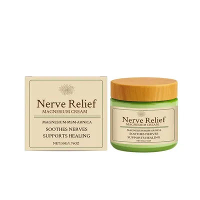 with MSM and Arnica Natural Magnesium Cream Mild Ingredients Relief Relaxation Body Care Cream for Soothing Body Lotion
