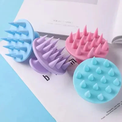 1/2/3/4pcs Silicone Shampoo Scalp Hair Massager Massage Comb Bath Massage Brush Scalp Massager Hair Shower Brush Comb Care Tool