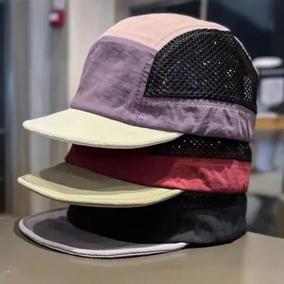 Casquette de baseball en maille colorée style coréen, respirante, avec visière pare-soleil, design universel, pour hommes et femmes, pour le sport quotidien en extérieur
