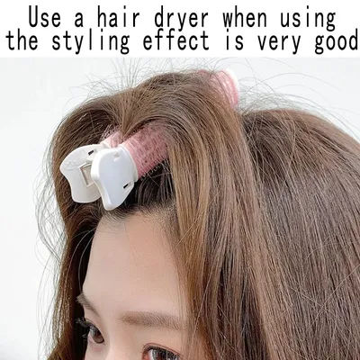 2/4/6/8Pcs Korean Fluffy Hairpin Curling Hairpin Bangs Fixed Shape Geometric Exquisite Hair Accessories Perm Iron