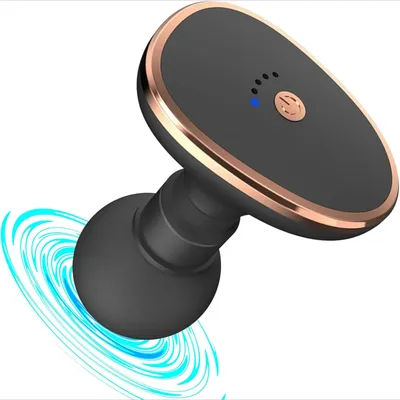 Electric mini massager, pocket fascia gun, muscle neck and waist massage tool, vibration massage, can relax the whole body