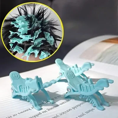 10Pcs Multifunctional Hair Styling Claw Clips Set Hair Grips Fluffy Volumizing Curling Salon Rollers Hairdressing Accessories
