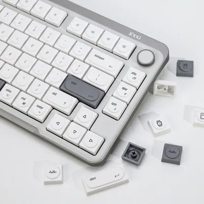 KBDiy Doys Keycaps Retro MAC Style 1353 Keycap PBT Simple For 60 DIY Gaming Low Profile Mechanical Keyboard Cherry MX Switches