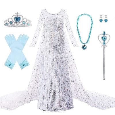 Principessa Fiaba Vestito Abito da damigella Vestiti Abito da vacanza for Ragazze Bambini Natale Mascherata Settimana del libro Matrimonio Ospite di nozze Sinfonia di storie