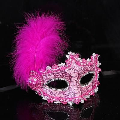 Principessa Halloween Maschera Maschera veneziana Maschera mascherata Maschera di Carnevale Vintage Mezzo Volto Adulti Per donna Femminile Carnevale Mascherata martedì grasso Feste Mascherata