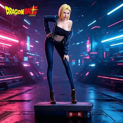 Anime Dragon Ball Z Android 18 Figure Android 18 Statue PVC Action Figures Desktop Ornament Collection Model Toys Gifts