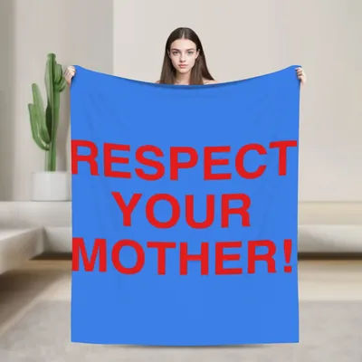 Respect Your Mother Baby Harrys Styles Together, Together Tour Flannel Blanket Soft Warm Throw Blanket Bedspread Sofa Bed Cover