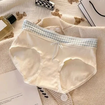 Culottes mi-hautes tendance pour femmes, avec nœud, grandes tailles, douces, en coton patchwork, pour l'été