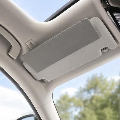 Prolunga parasole per auto, piastra di estensione parasole con doppia morsa di stabilità, parasole antiabbagliamento per finestrini anteriori e laterali, installazione non distruttiva, compatibile