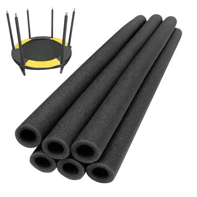 6 Pieces Trampoline Pole Foam Sleeves Replacement Trampoline Enclosure Tubes Padding Replacement for Indoor Outdoor Accessories