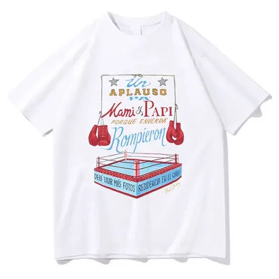 T-shirt Bad Bunny DTMF 2026 pour hommes et femmes, t-shirts esthétiques unisexes, t-shirts en coton de haute qualité, vêtements décontractés amusants de haute qualité, été