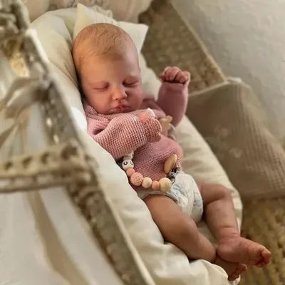 Reborn Baby Dolls 20 in Realistic Baby Doll Girl Lifelike Full Vinyl Babys Doll Newborn Babies, Real Life Babys Reborn Dolls with Accessories