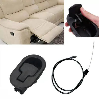 2Pc Replacement Recliner Chair Sofa Handle Cable Couch Release Lever Cable for Home Furniture Hardware Supplies Home Accessories