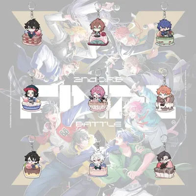 Hypnosis Mic Division Rap Battle Acrylic Pendant Keychains Accessories Car Key Chain Key Ring Phone Bag Hanging Jewelry Gifts